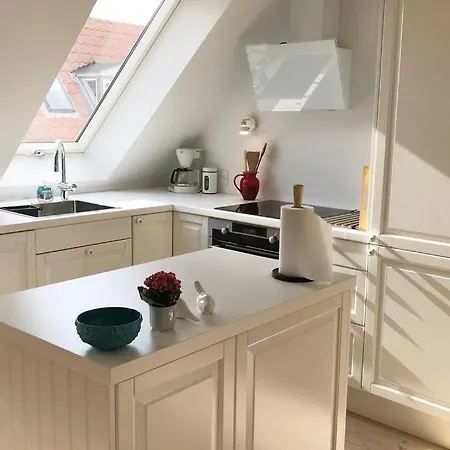 Appartement Penthouselejlighed Med Havneudsigt