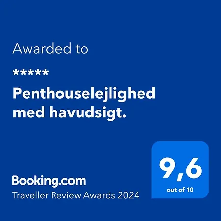 Nyt! Penthouselejlighed Nu Med Altan Og Havneudsigt * Кертеминне